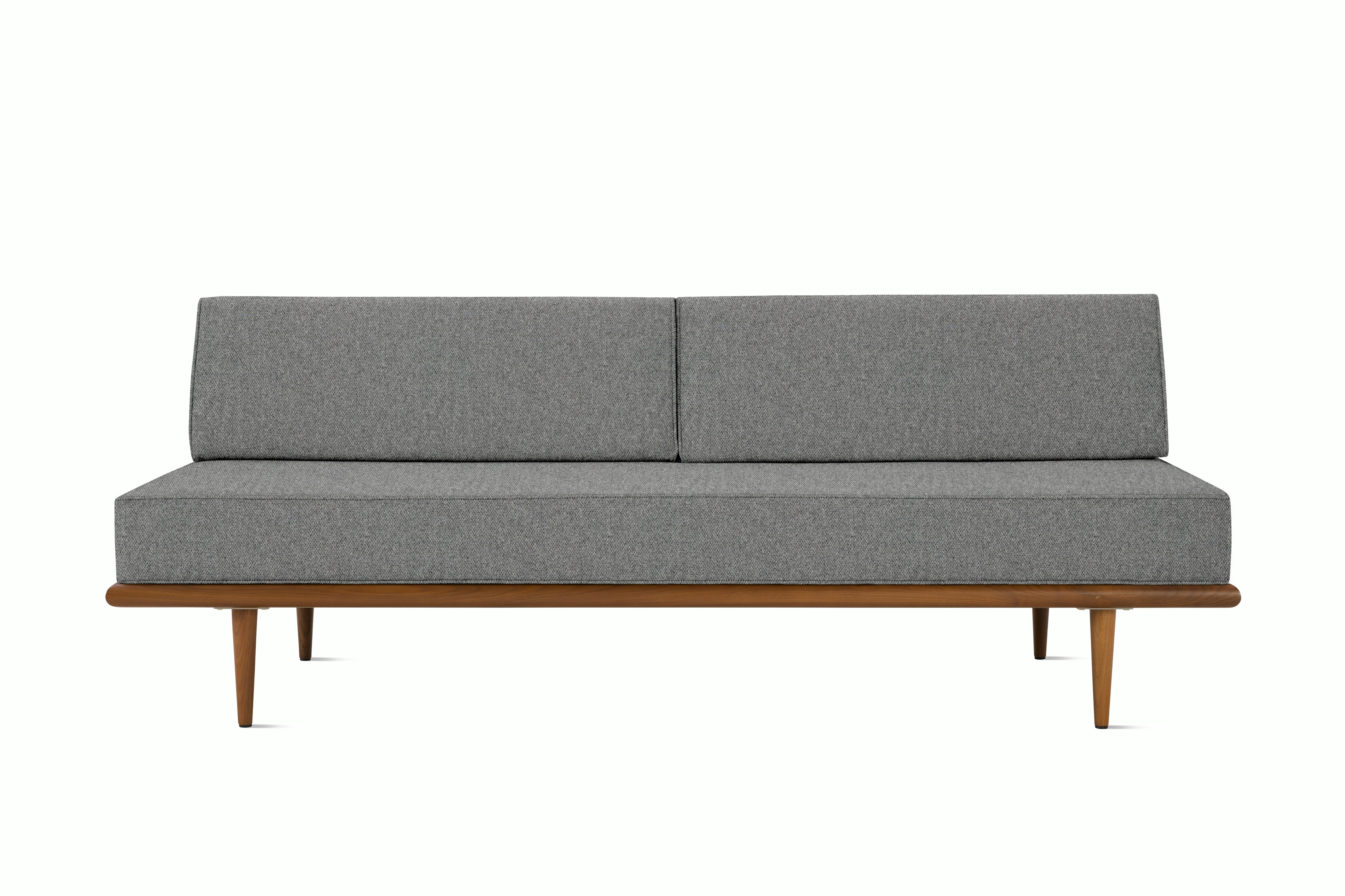 Nelson Daybed - Back Bolster,  Walnut,  Luce,  Scoria,  Taper
