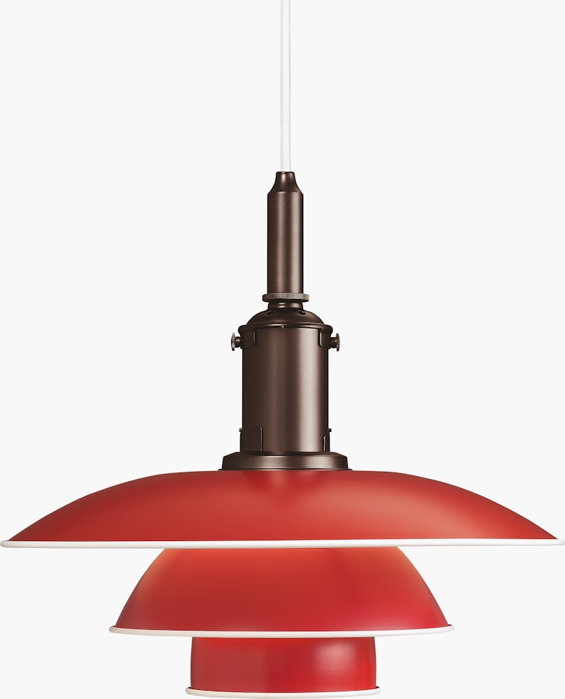 PH 3½-3 Colour Pendant in Red