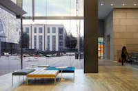 florence knoll relaxed benches stool two seat bench small square bench medium square bench saarinen side tables lobby shared spaces community