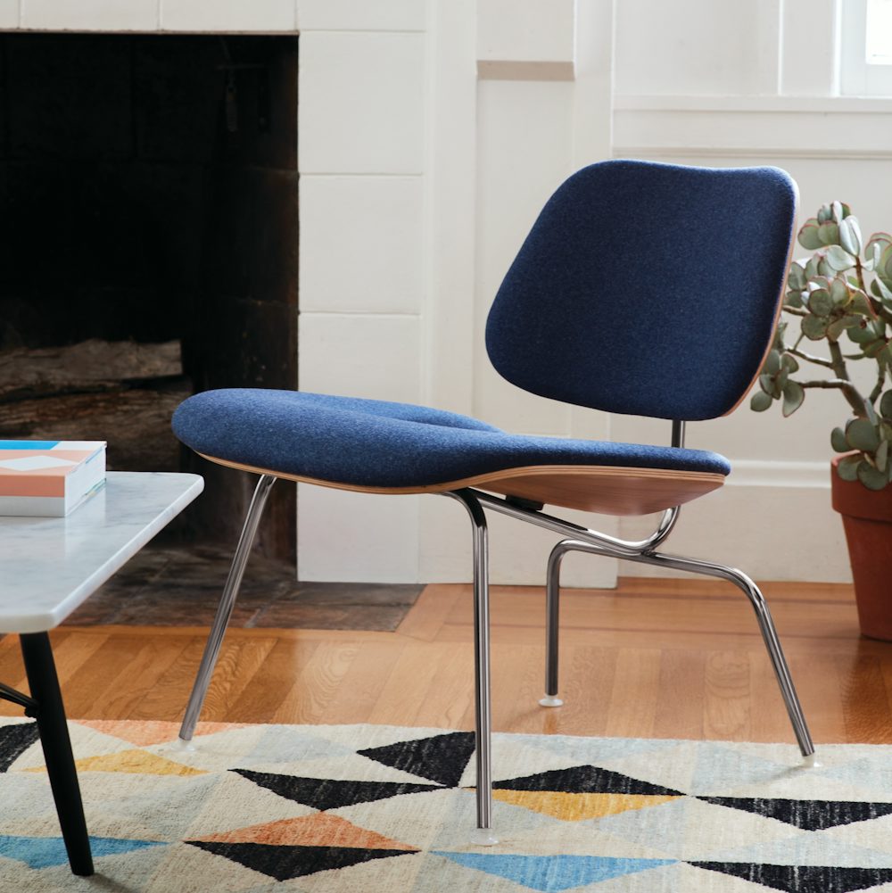 Eames Molded Plywood Lounge Chair Metal Base (LCM)