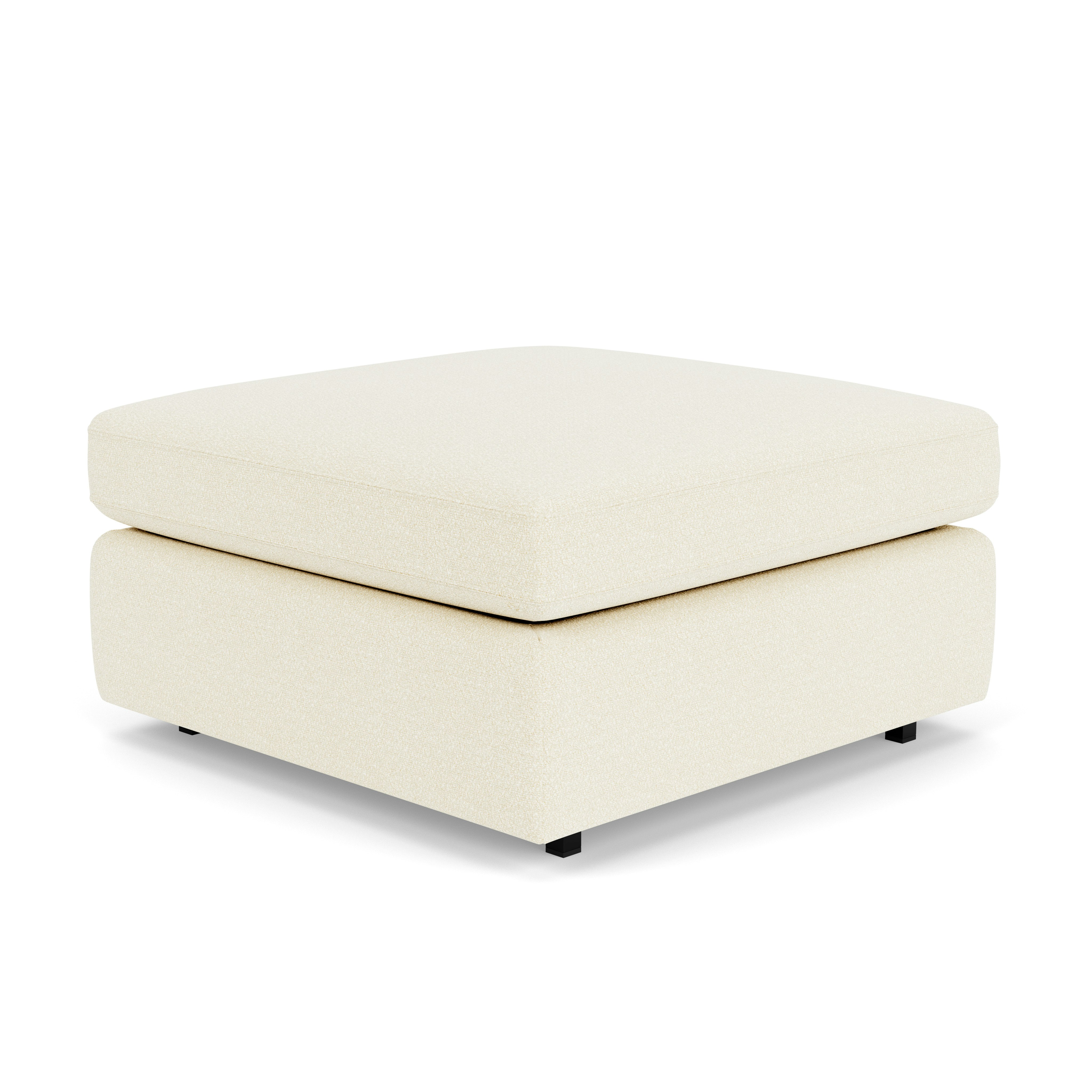 Pfister Ottoman - Classic Boucle, Pearl