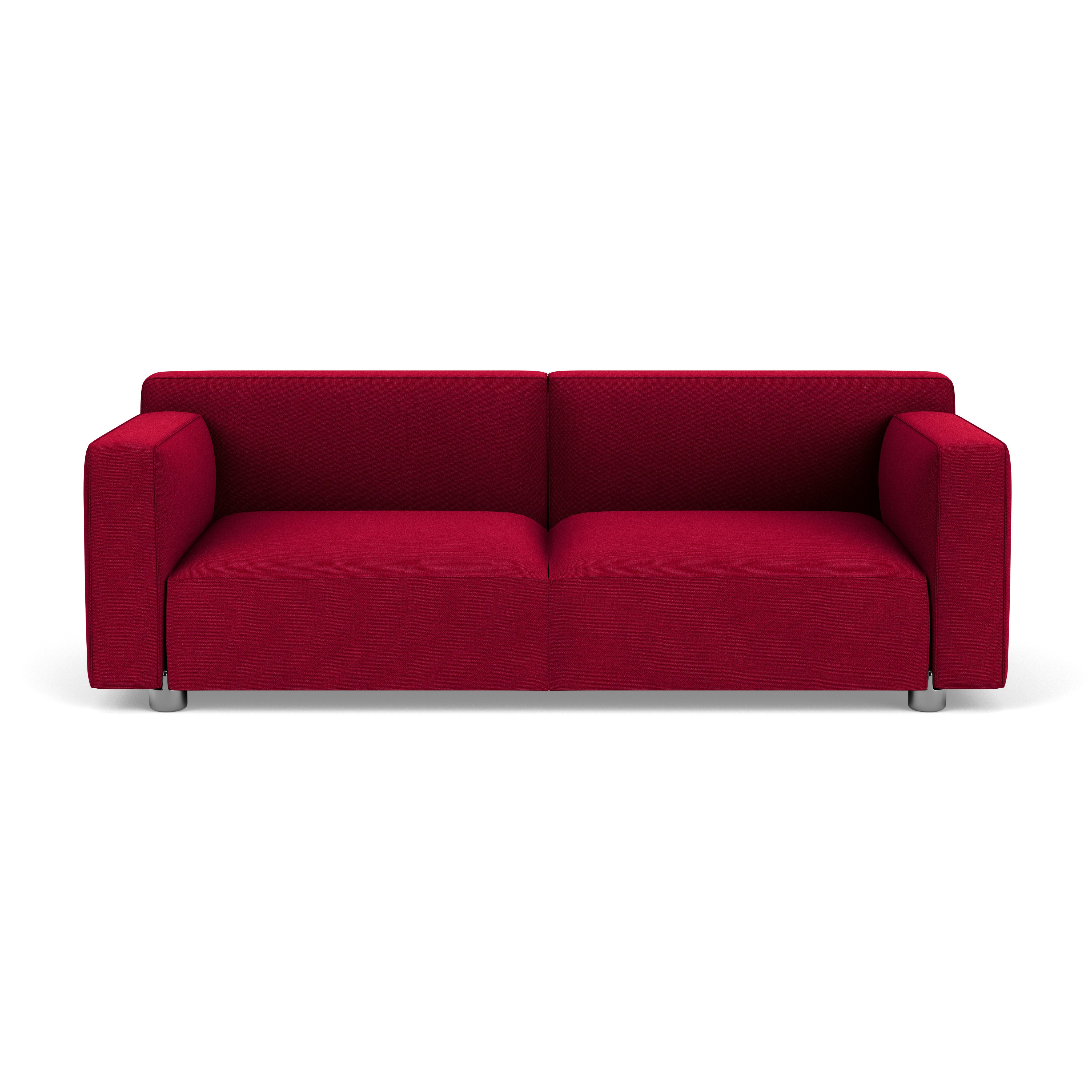 Barber Osgerby Sofa - Three Seater, Hourglass, Flame, Chrome