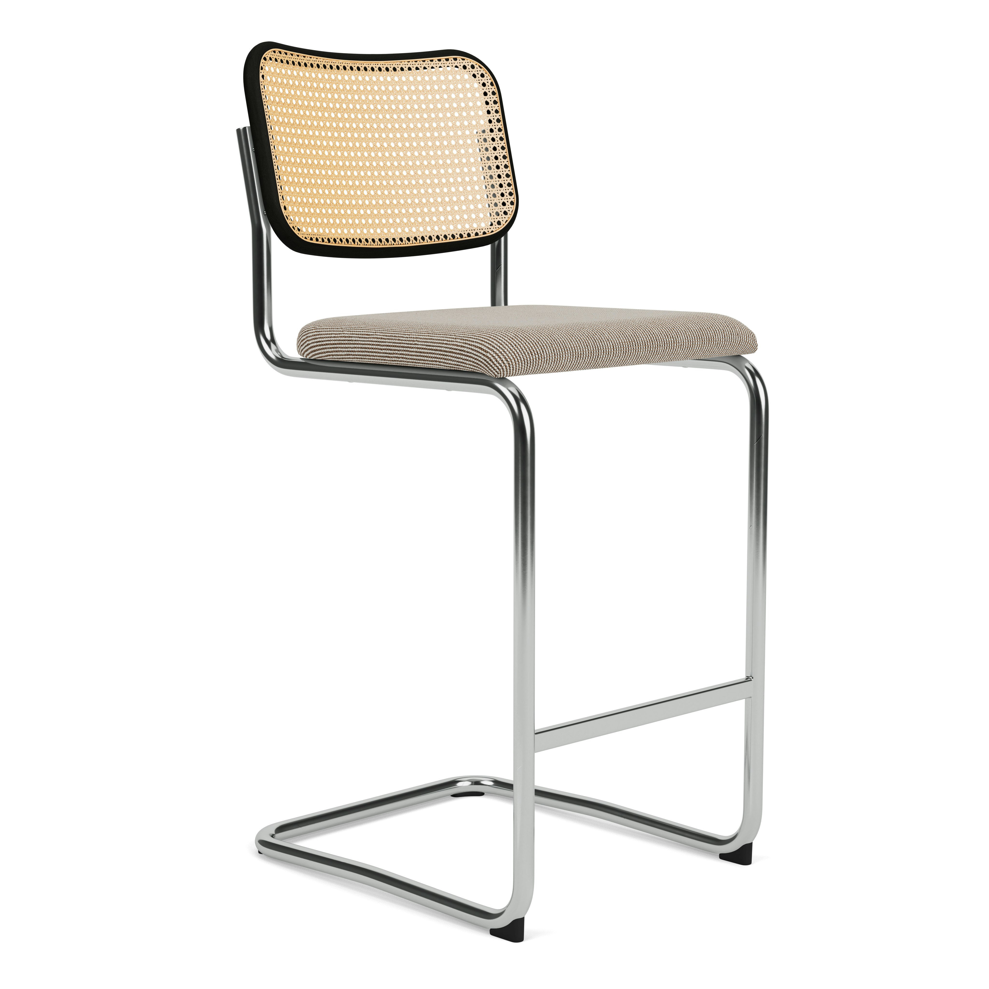 Cesca Stool With Upholstered Seat Pad