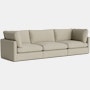Hackney Compact 3 Seat Sofa - Pecora, Cream