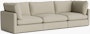 Hackney Compact 3 Seat Sofa - Pecora, Cream