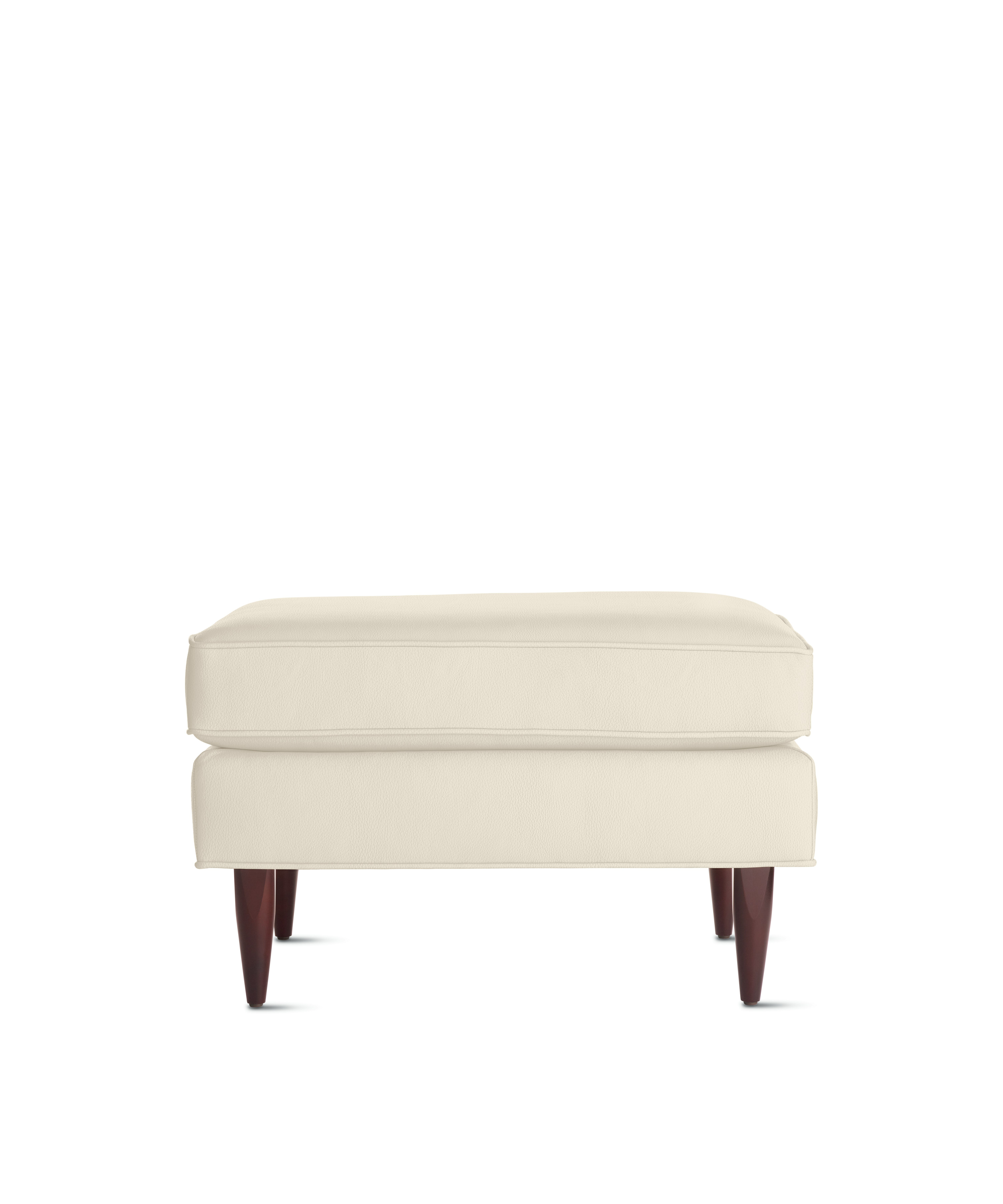 Bantam Ottoman, Leather