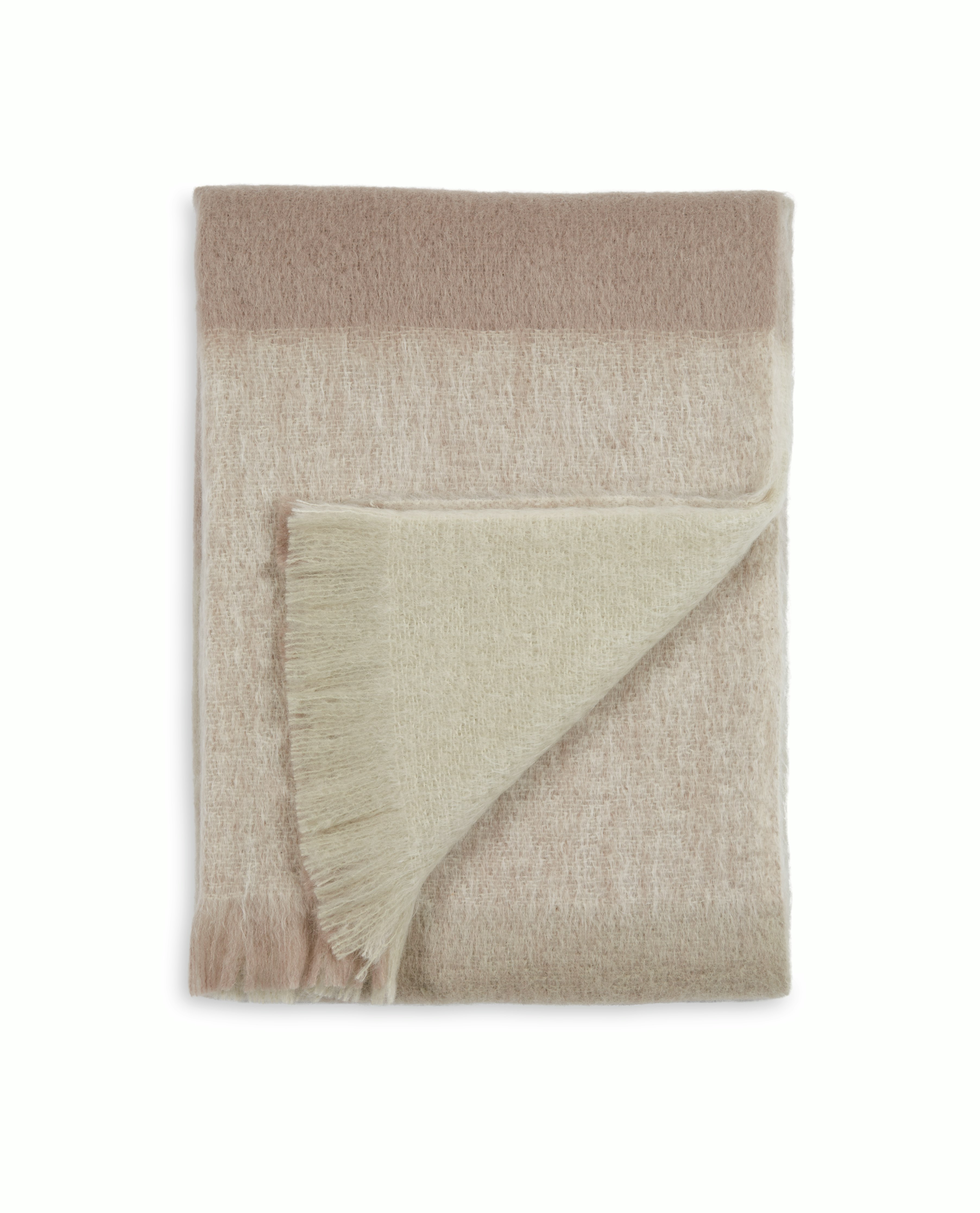 Avoca Colorblock Mohair Throw