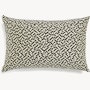 Pillows by Knoll Textiles - 12" x 18", Eclat Weave, Black