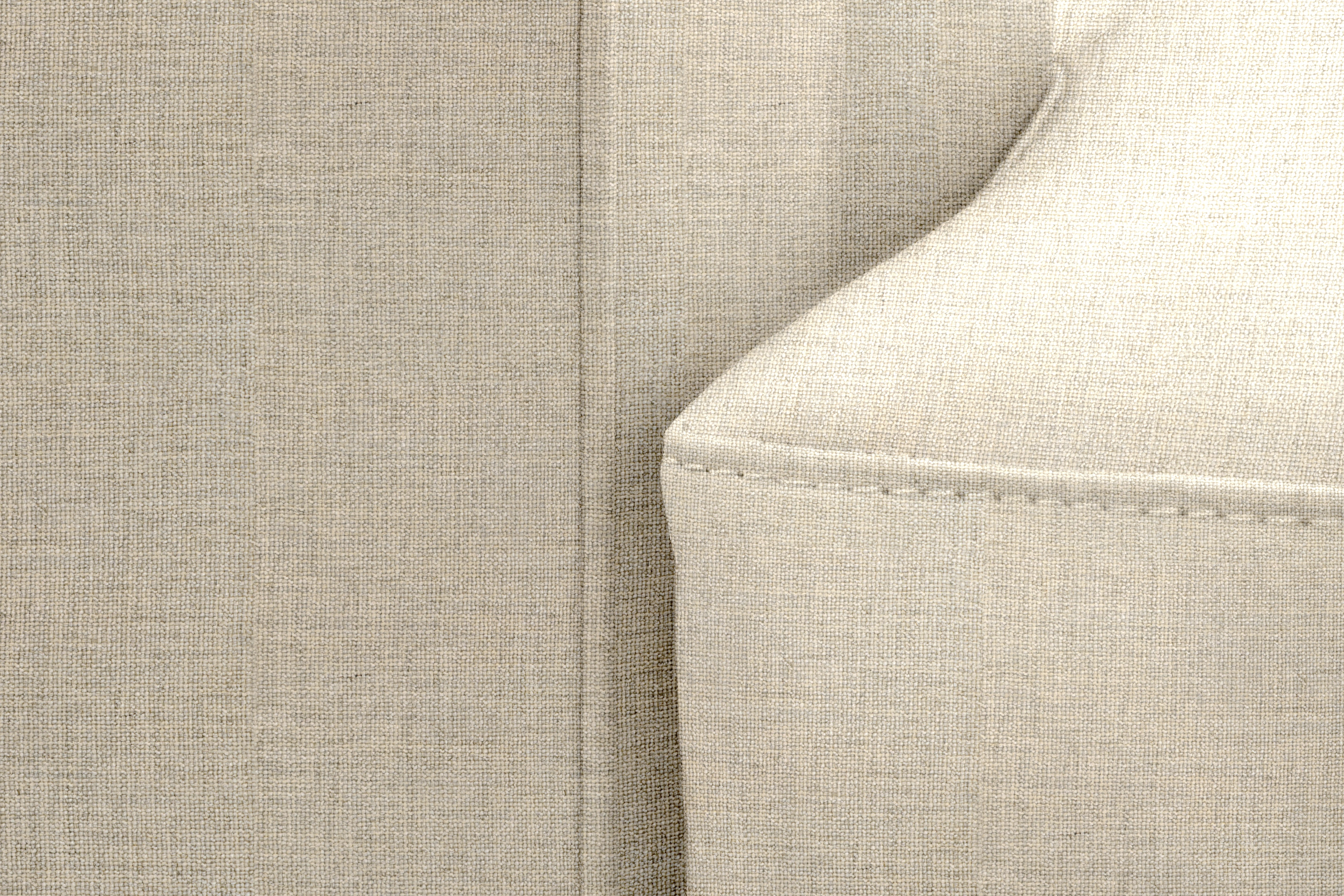 Forster Sofa - Amelia,  Bisque,  Oak