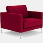 Divina Lounge Chair - Standard,  Hourglass,  Flame