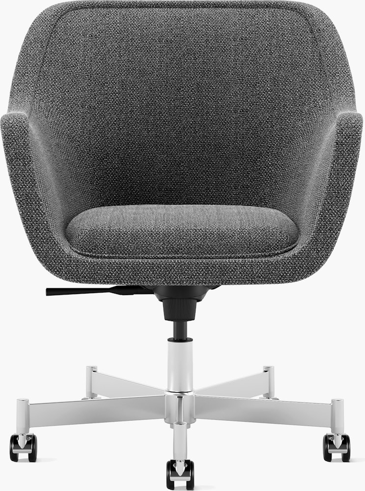 Bumper Task Chair - High Arm,  Capri Anthracite