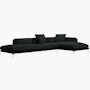 Como Open Sectional Como Open Sectional, Leather
