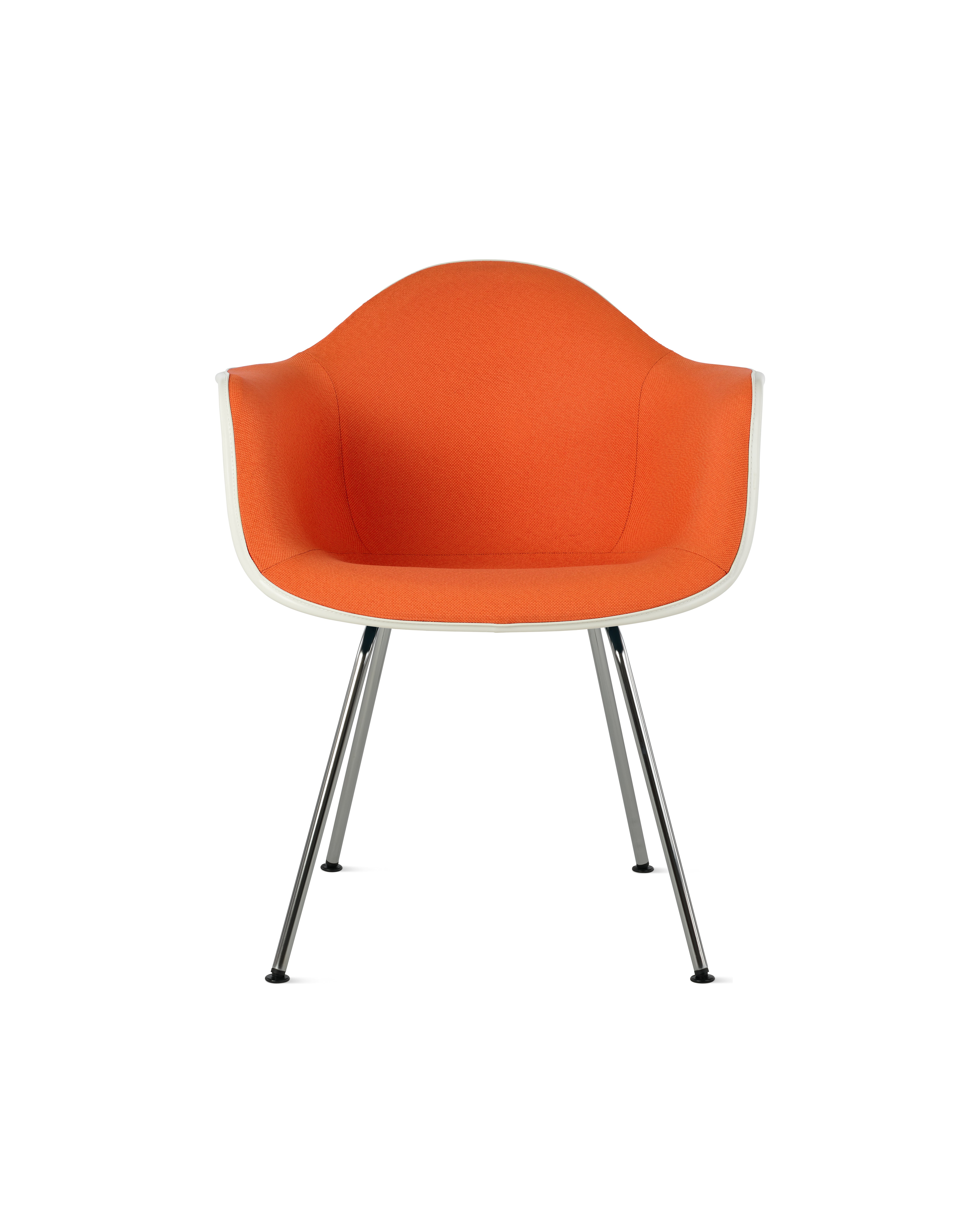 Eames Upholstered Molded Plastic Armchair