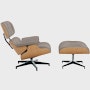 Eames Lounge and Ottoman in Prone and Stow leathers