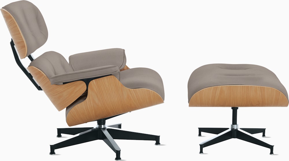 Eames Lounge and Ottoman in Prone and Stow leathers
