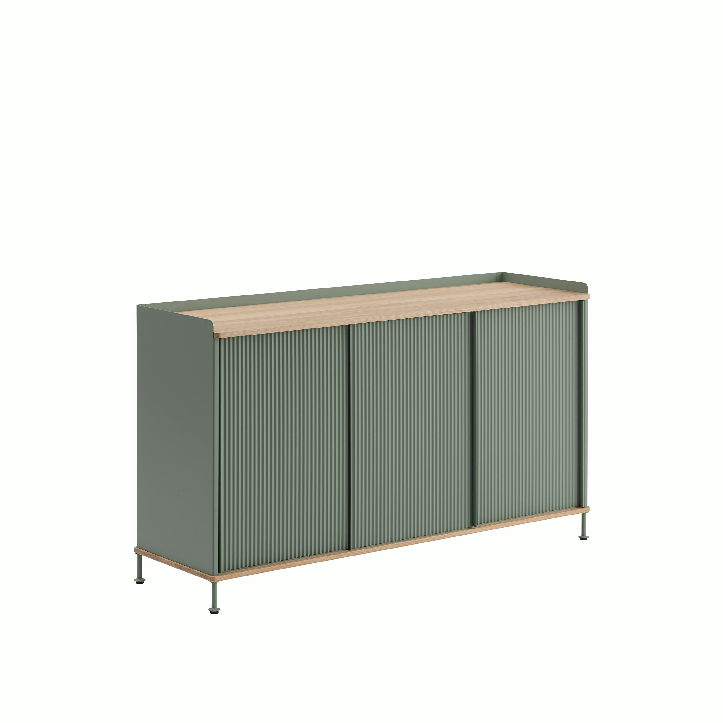 Enfold sideboard 148x45 h85 oak dusty green side