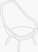 About A Lounge 92 Armchair, High Back