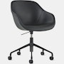 A front angle view of the AAC 153 About A Chair Task Armchair.