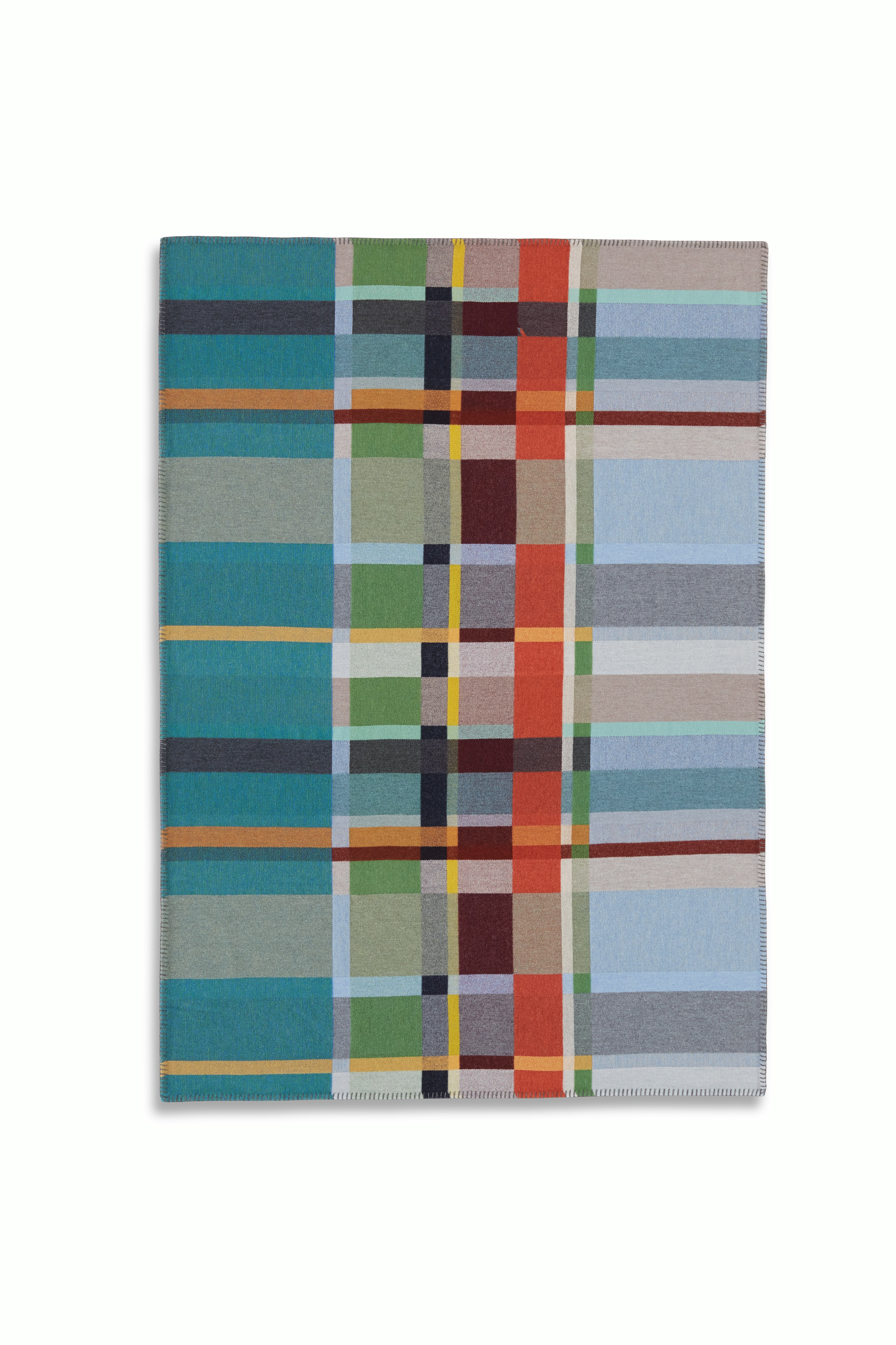 Lambswool Block Throw