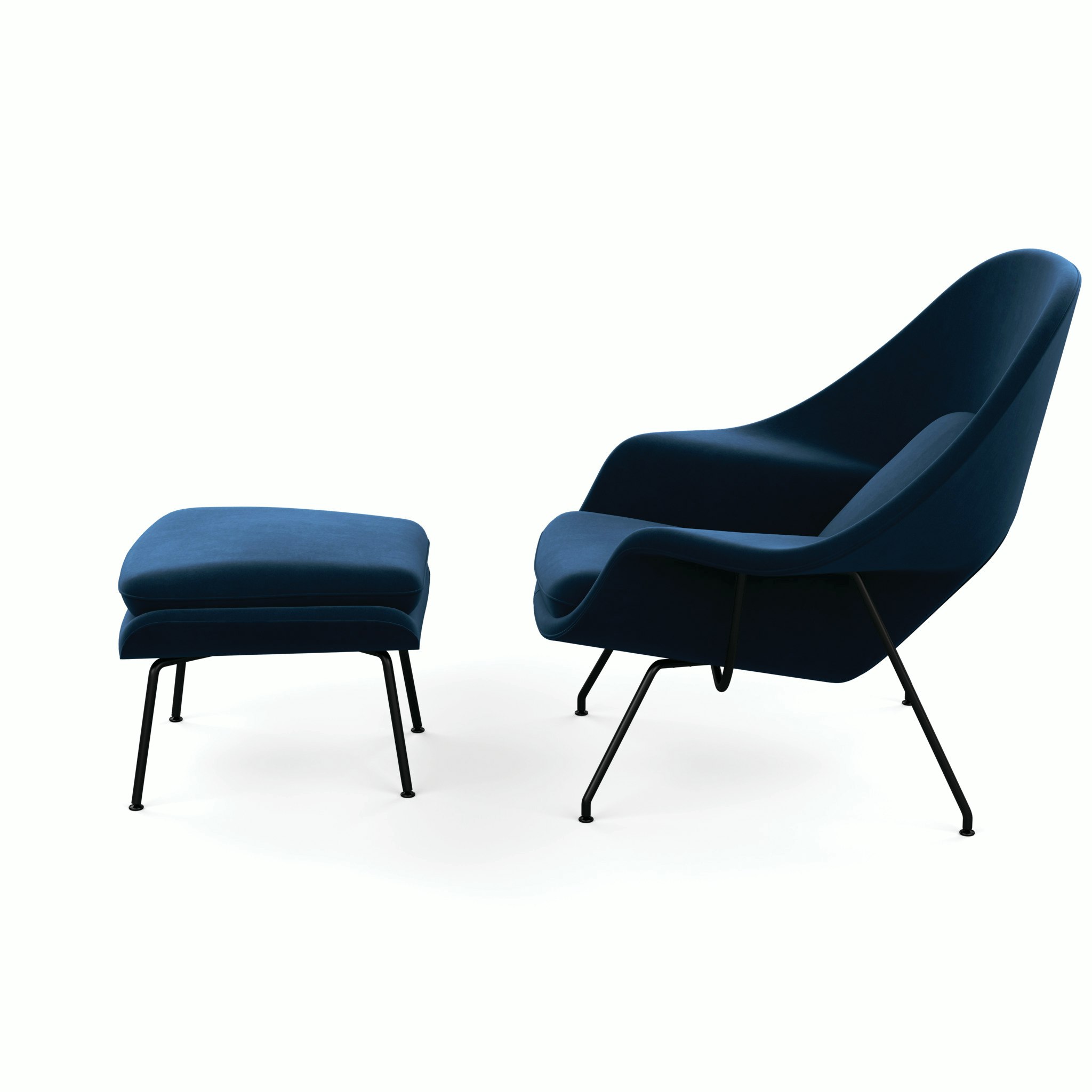 Womb Chair and Ottoman