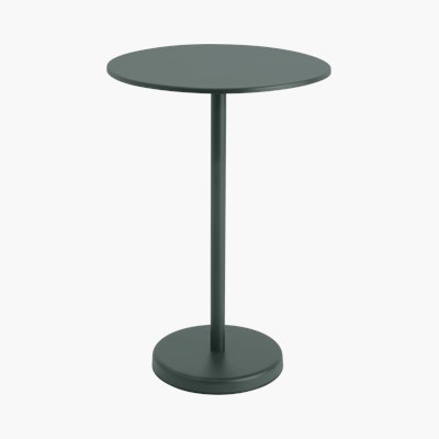 Linear Steel High Table Linear Steel High Round Table