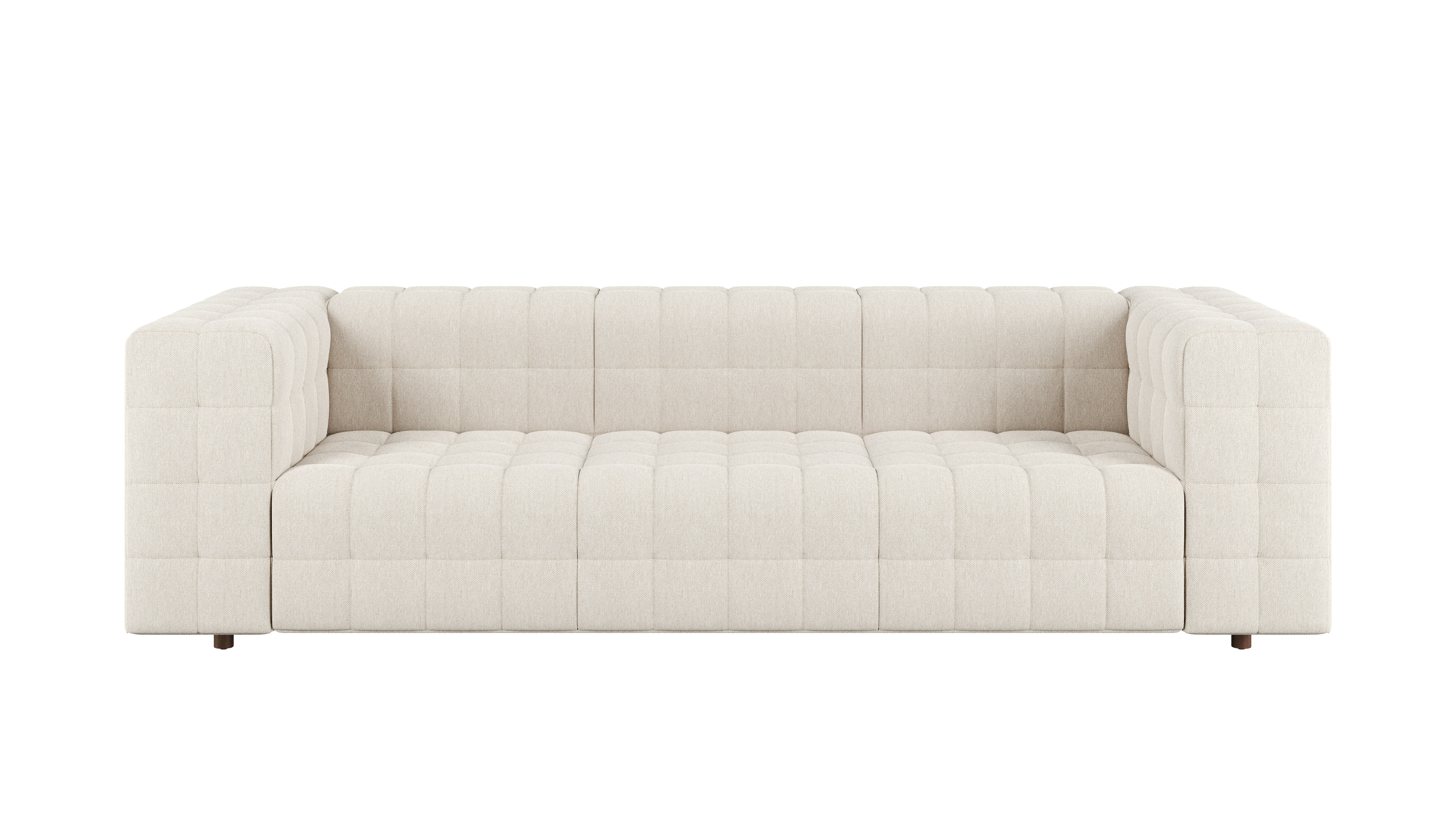 Rapport Sofa 3 Seater in Mode Clavicle with Walnut Legs