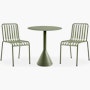 Palissade Café Set Palissade Café Set, Cone Table Round