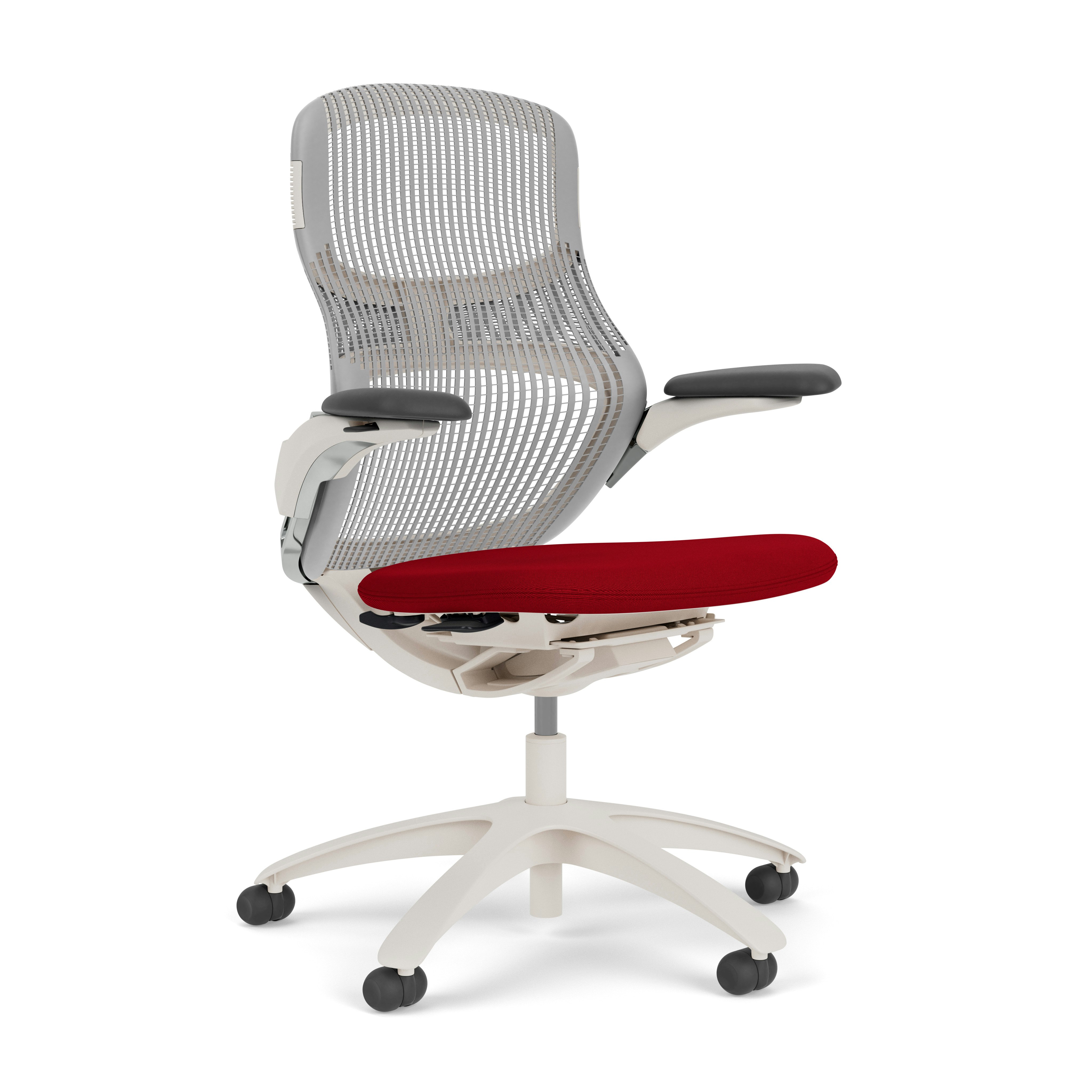 Generation Chair - Light, High Performance, Pebble, Generation, Firecracker, Plastic Standard, Hard Wheel