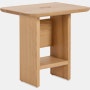 Decimo Bedside Table - Red Oak