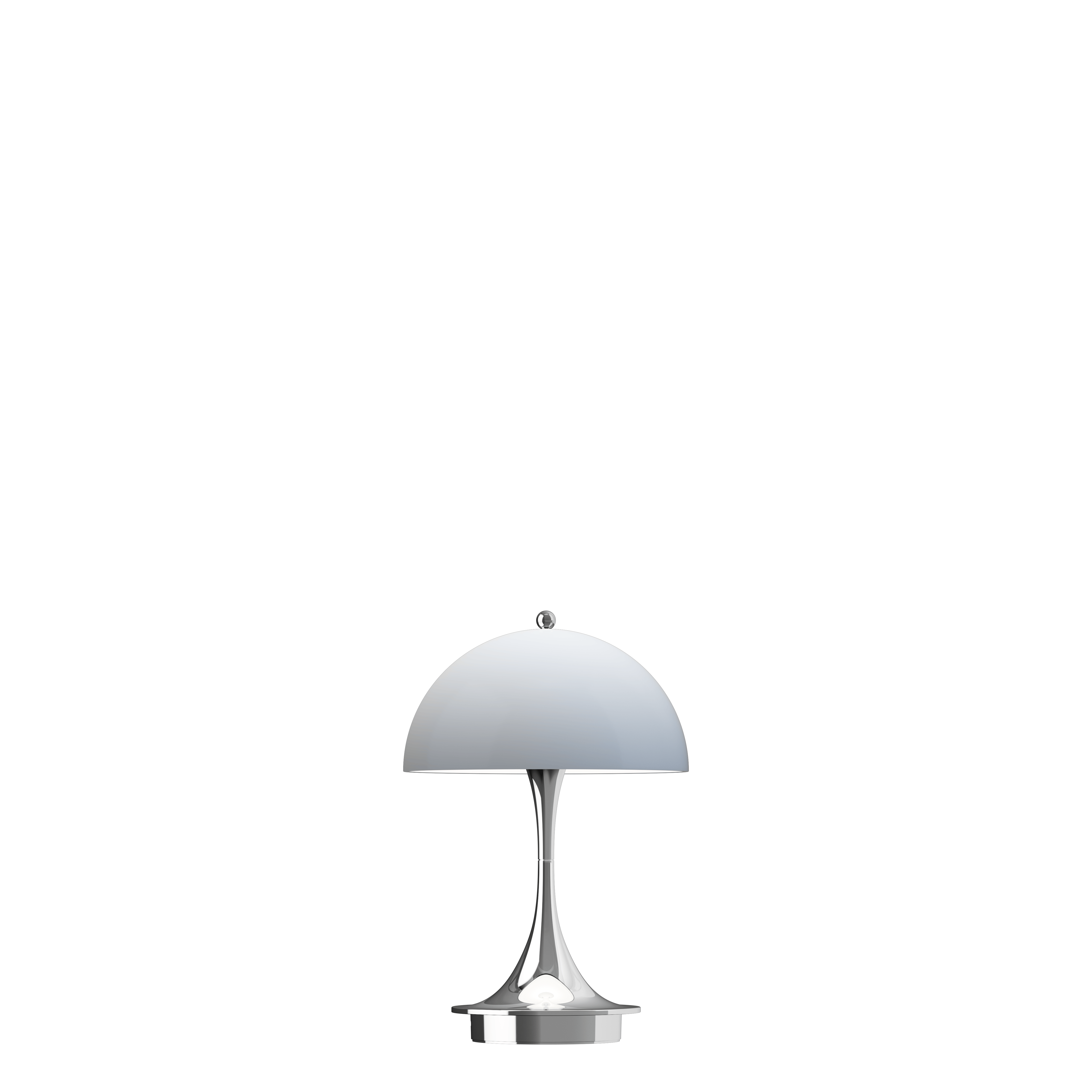 Panthella Portable Lamp - Chrome, Blue Grey, USB