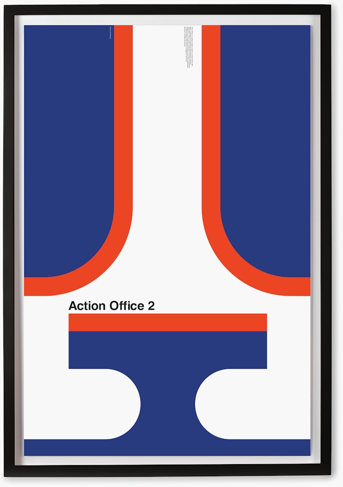 Action Office 2 By John Massey - Framed,  Black