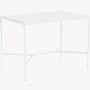 1966 Table - Bar, 60x38, White, White Porcelain