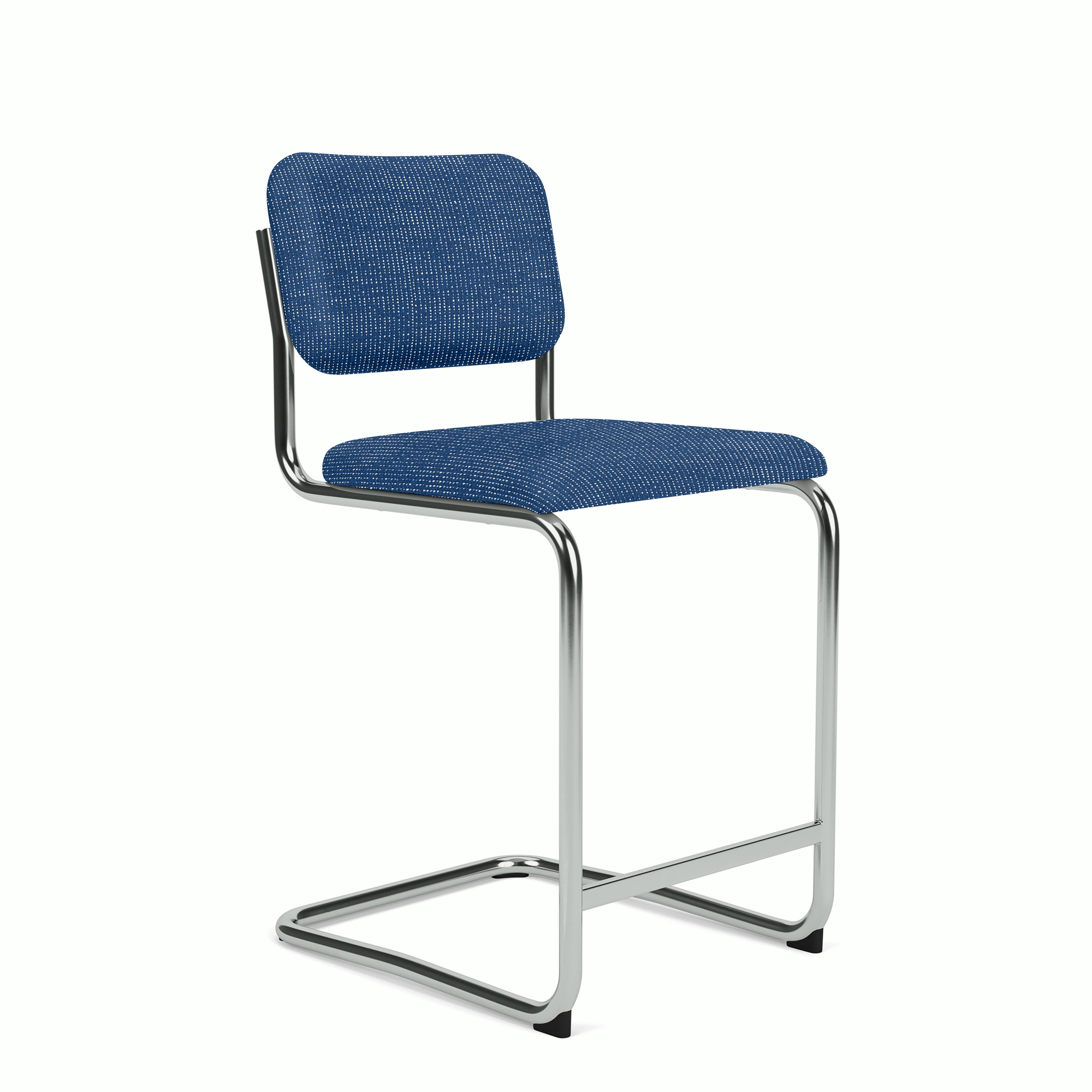 Cesca Counter Stool - Prestini,  Royal and White
