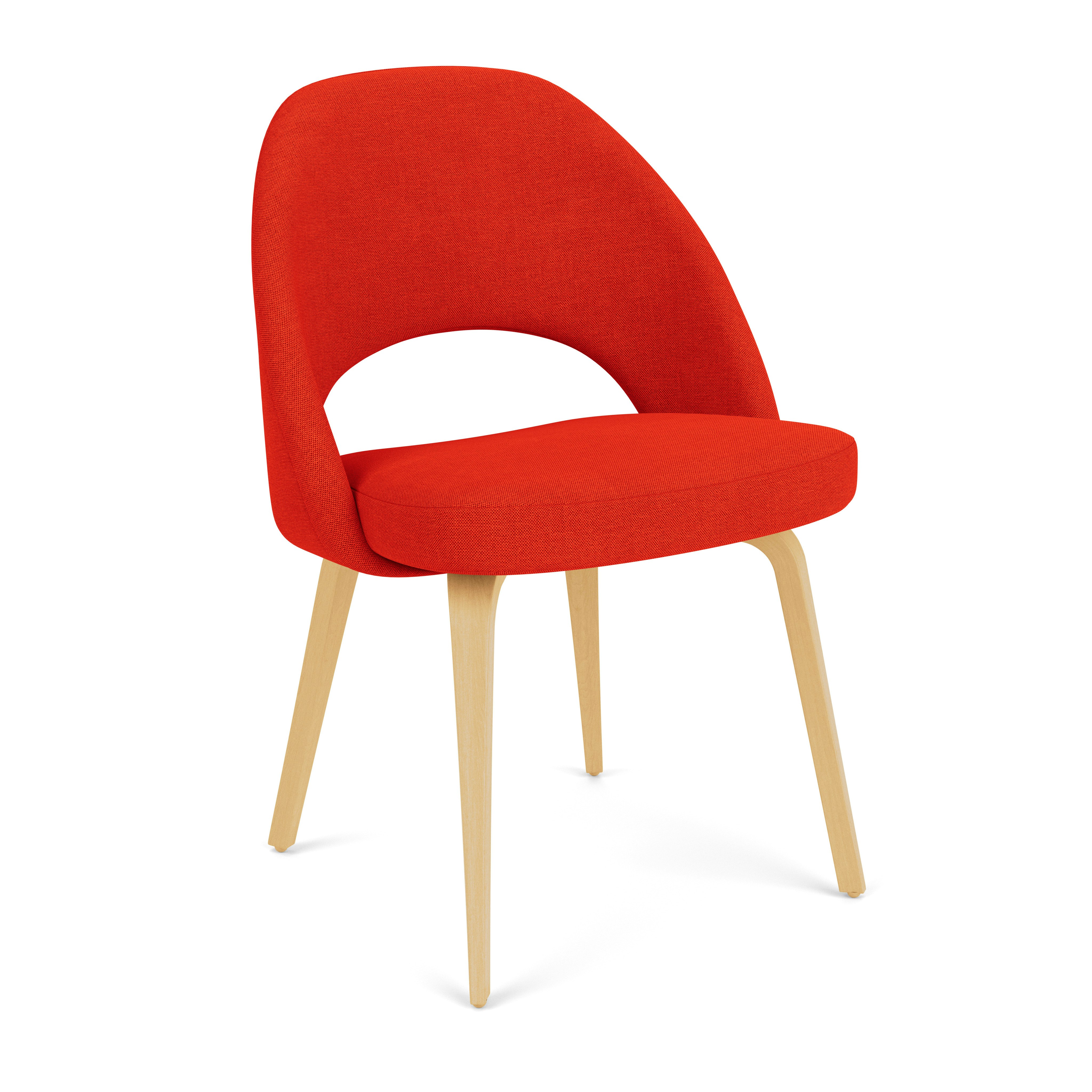 Saarinen Executive Side Chair - Crossroad, Paprika, Oak