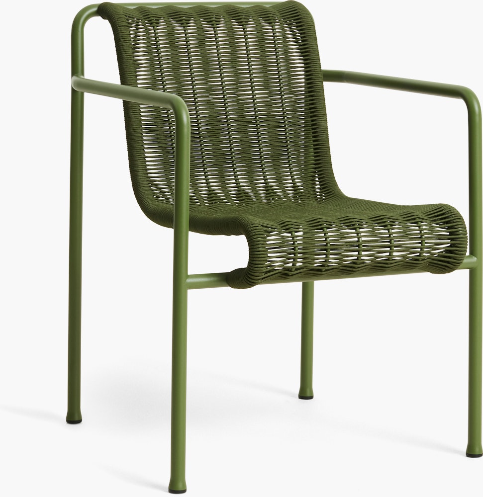 Palissade Cord Dining Armchair - Olive