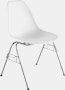 Eames Molded Plastic Side Chair,  Stacking Base