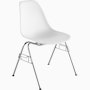 Eames Molded Plastic Side Chair, Stacking Base  Eames Molded Plastic Side Chair, Stacking Base