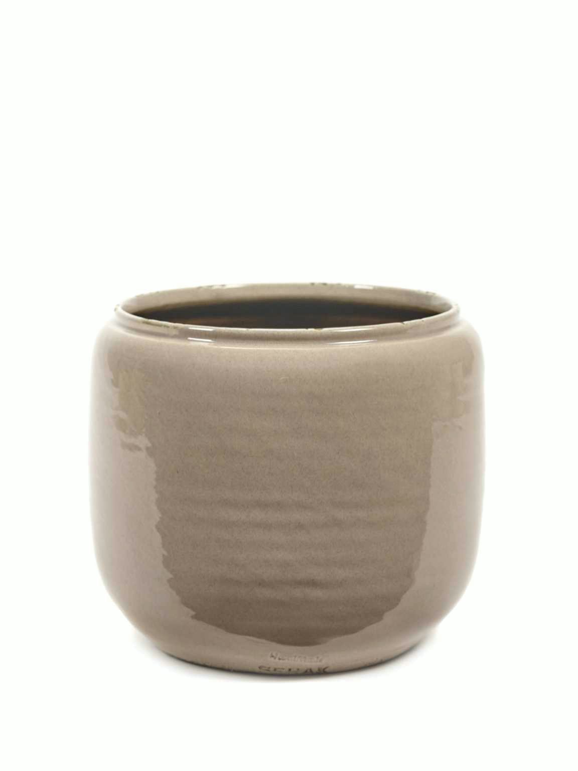 Glazed Shades Tabletop Pot