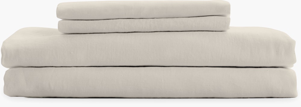 Design Within Reach Sheet Set - Linen,  Queen,  light-grey
