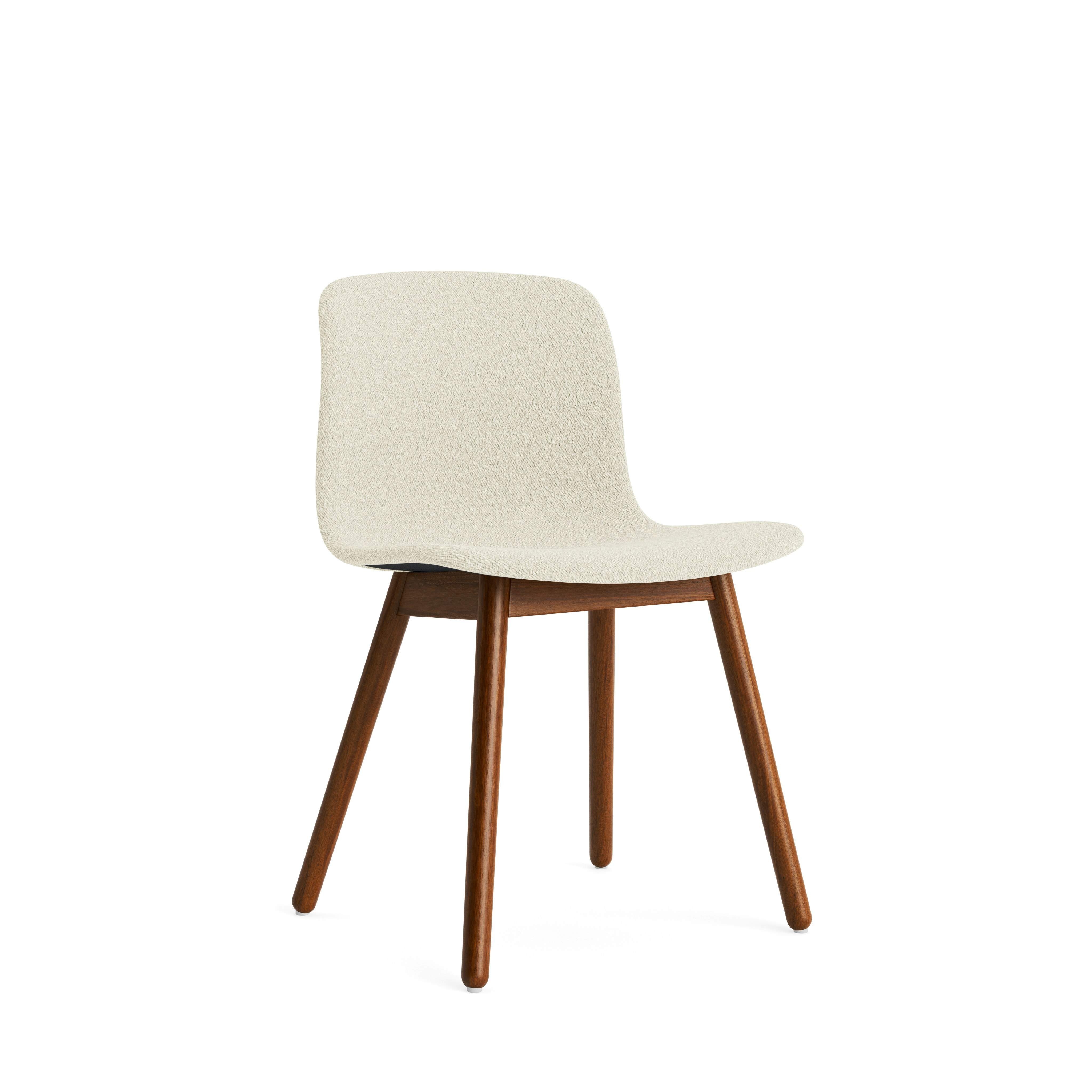 AAC 13 Side Chair - Side Chair, Flamiber, A5 Cream, Walnut