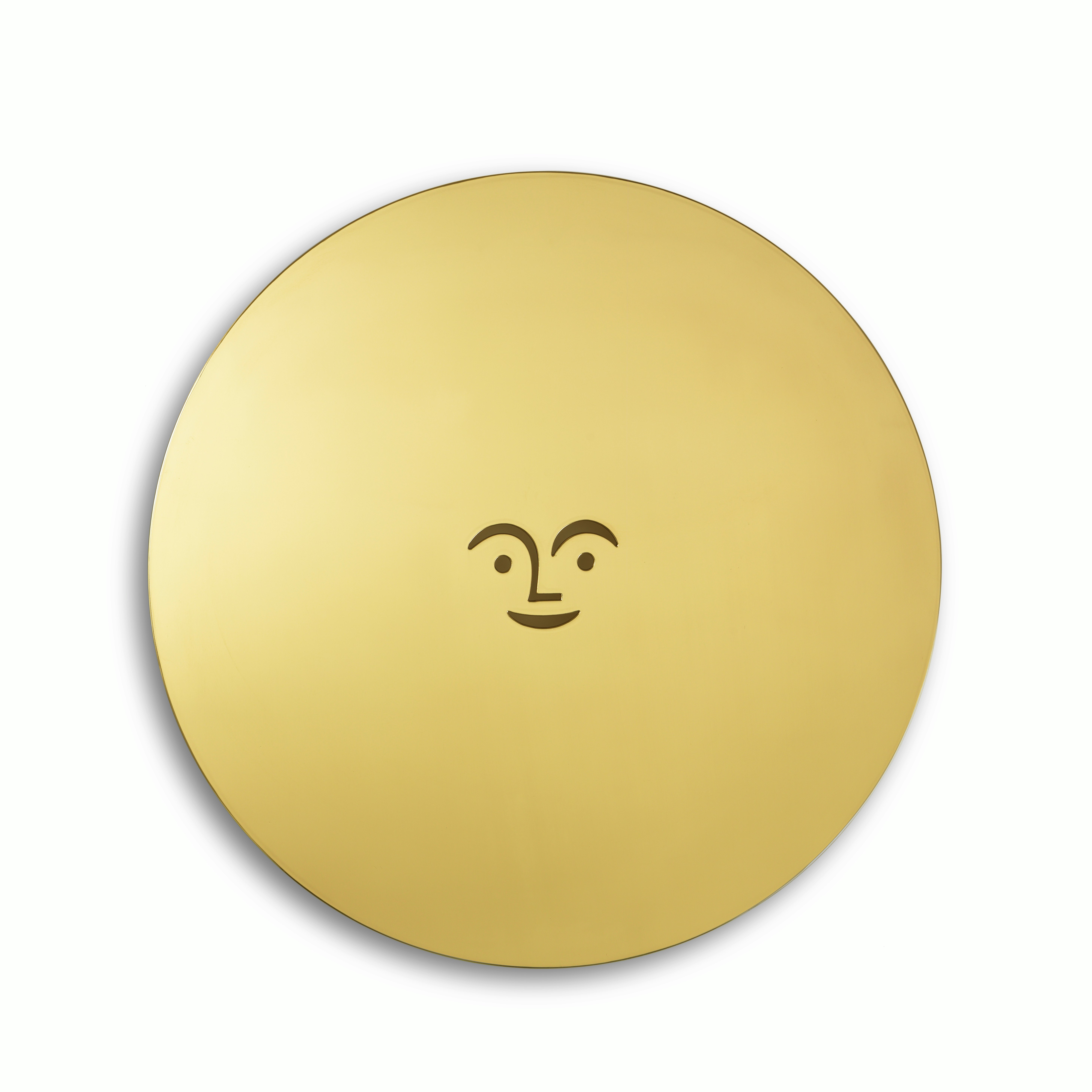 Girard Sun Metal Wall Relief - Brass