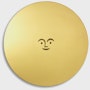 Girard Sun Metal Wall Relief - Brass
