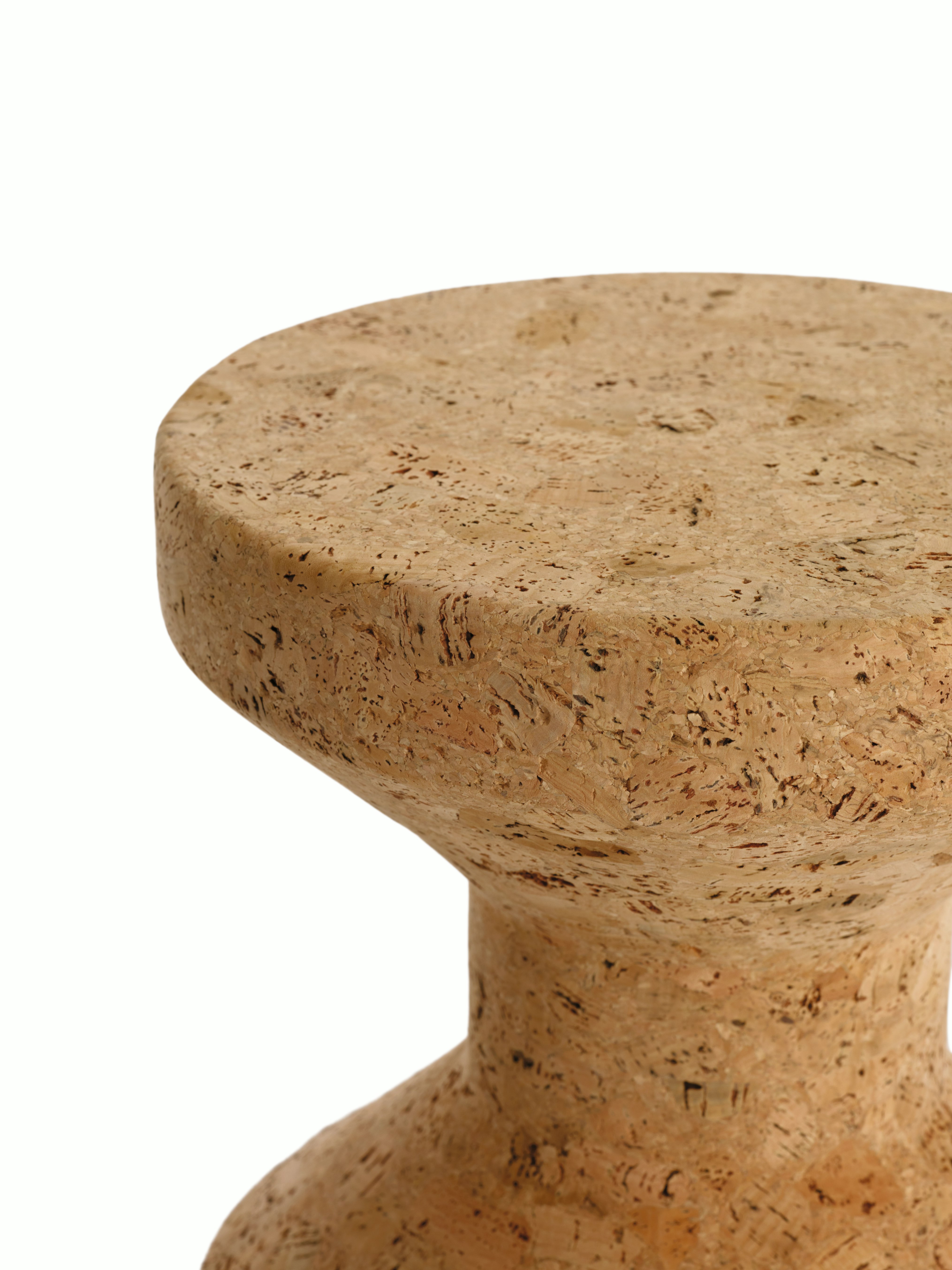 Decorative Piece Fits in Any Space. Round Body /& Flat Top Made of Compressed Cork XL Cork Stool Bar Table or Chair
