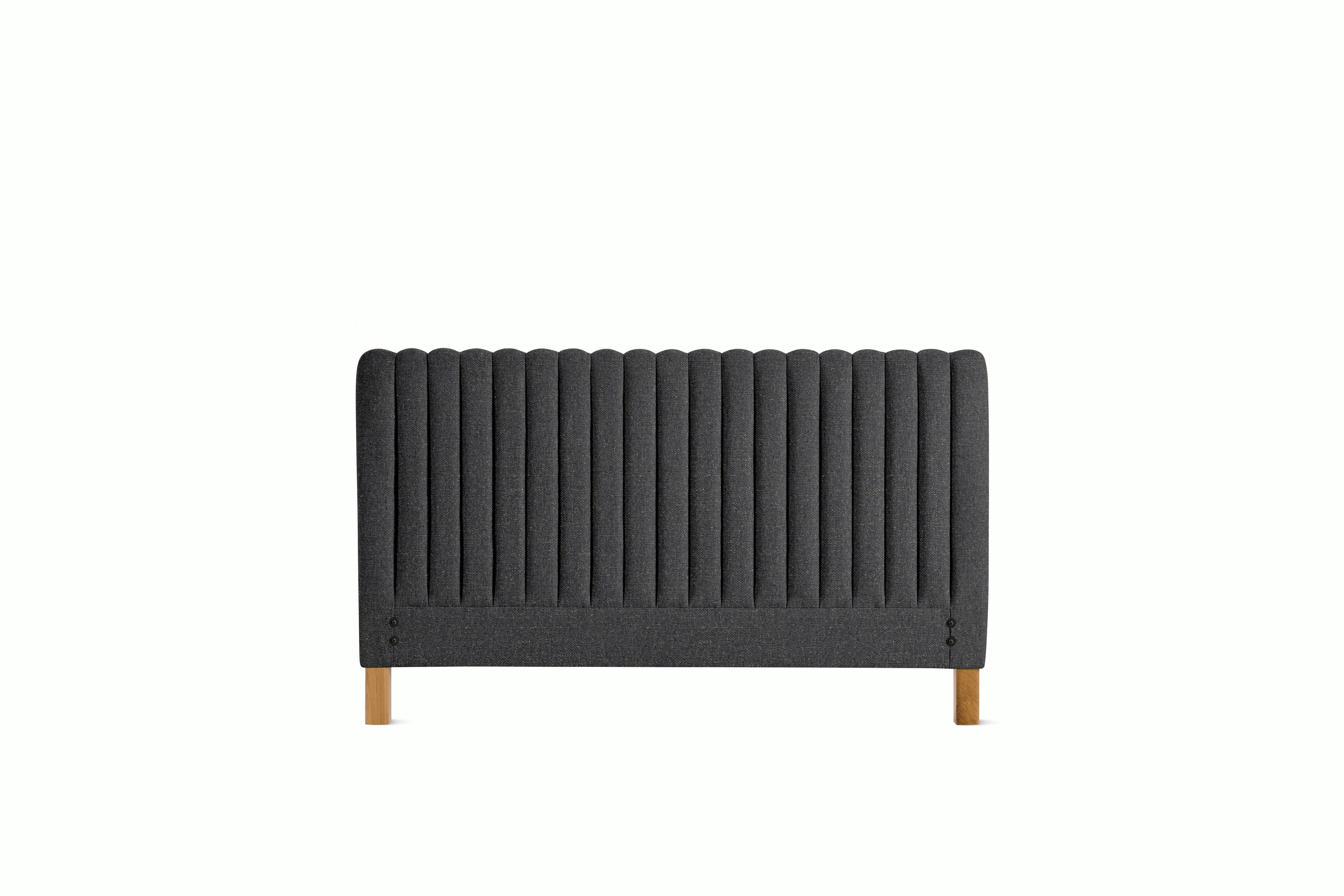 Charlotte Headboard - Standard in Oak and Album Linen Millennium
