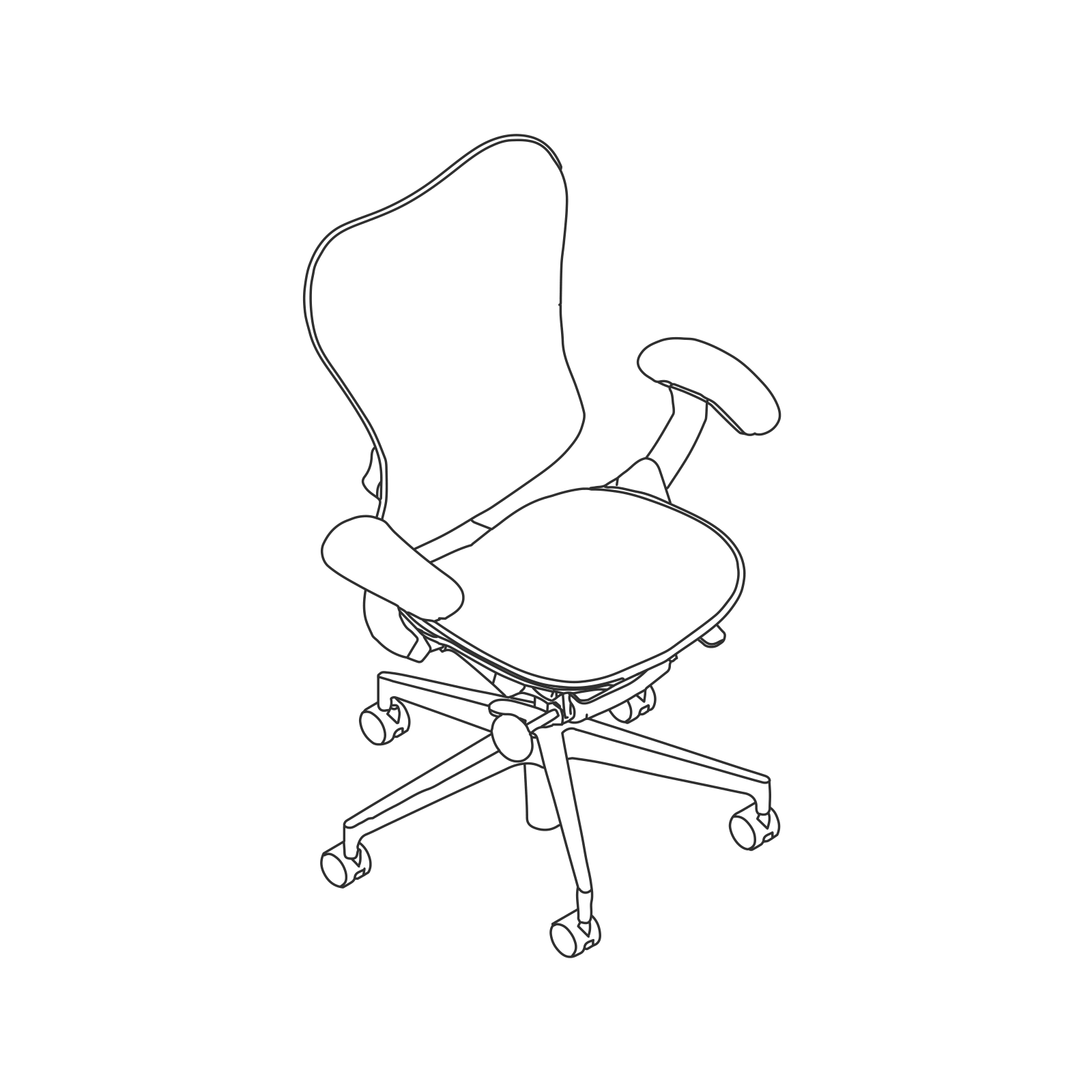 herman miller mirra dimensions