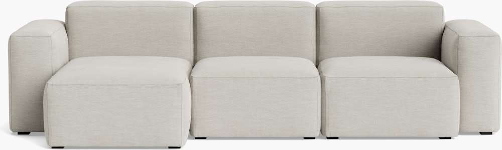 Mags Soft Low Sectional with Chaise Narrow