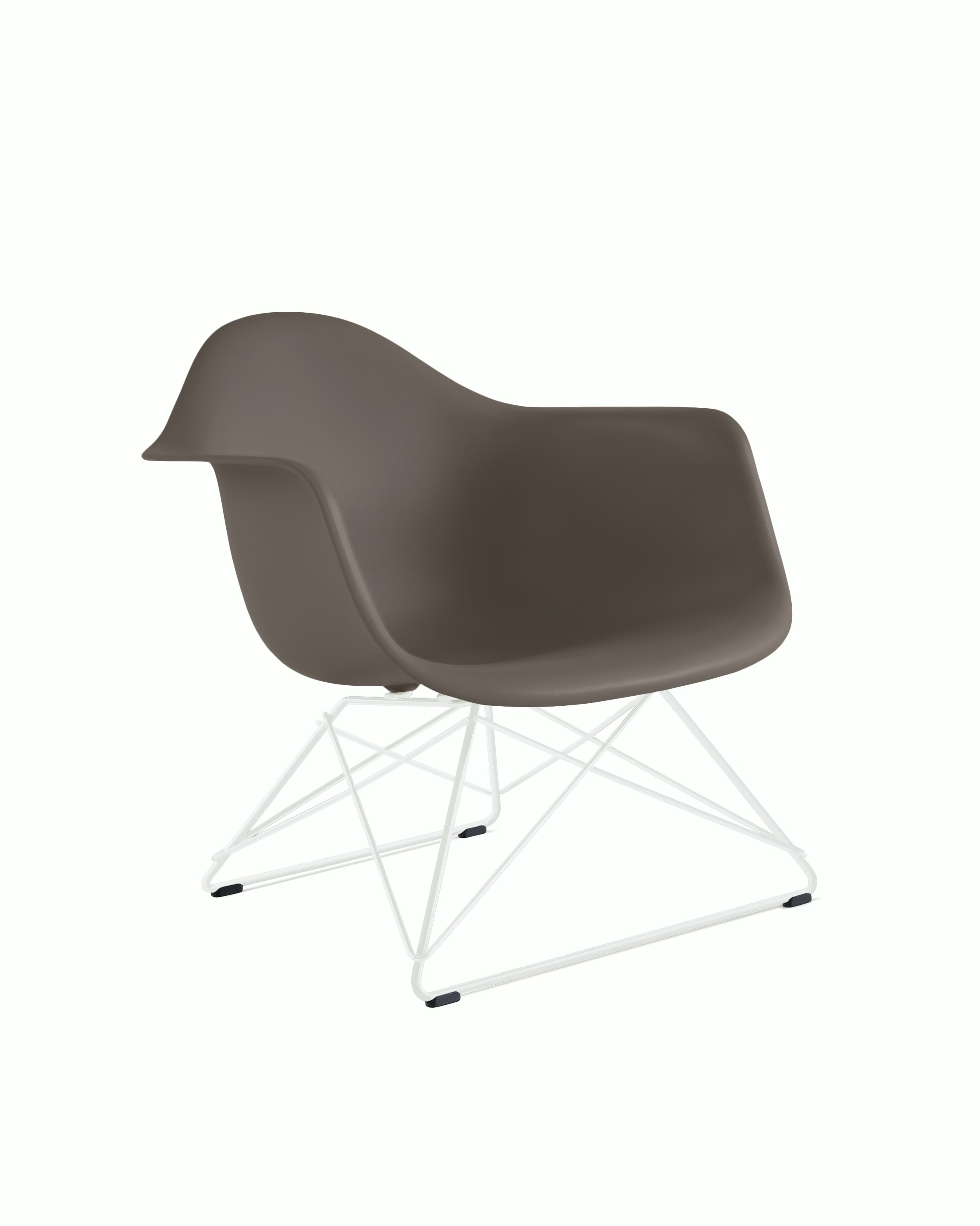 Eames Molded Plastic Low Wire Base Armchair
