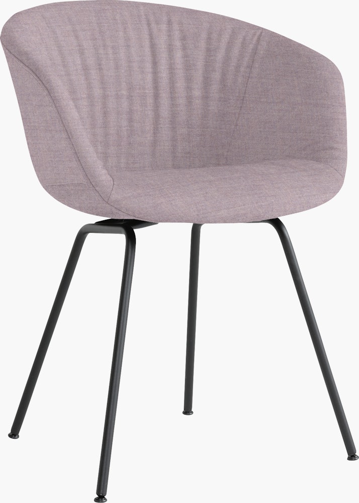 AAC 27 Soft About a Chair Upholstered Armchair with a metal base.