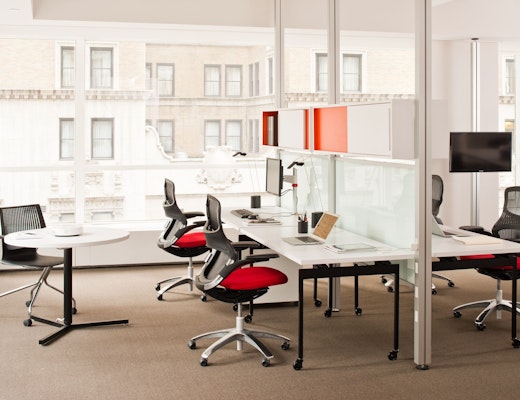 Interpole Open Benching Knoll Open Plan Benching