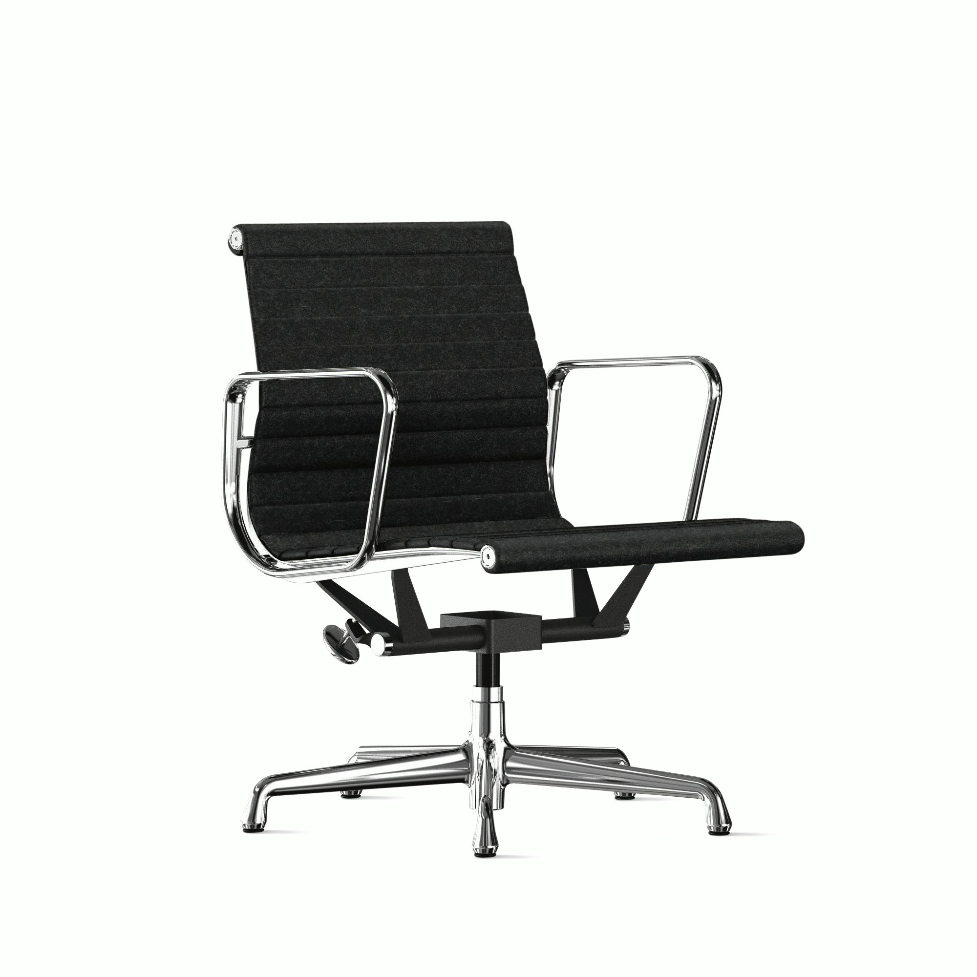Eames Aluminum Group Chair - Management Height,  Manual Lift